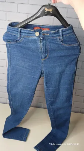 Calça Jeans Skinny Azul - Tamanho 40