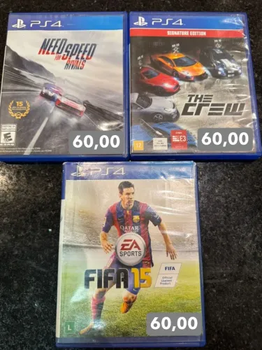JOGOS ORIGINAIS PLAYSTATION 4 - MÍDIA