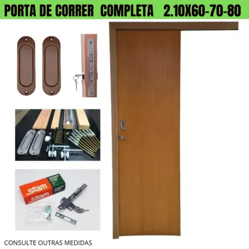 porta de correr para quarto-sala-banheiro entregamos s-zl-zo-zn 9