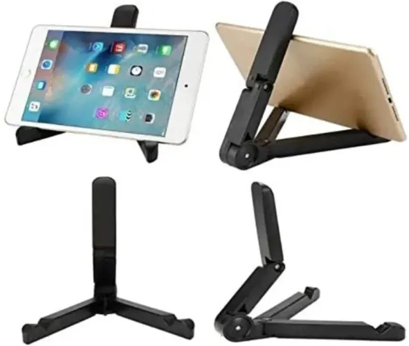 Suporte De Mesa Retrátil dobrável porta retrato para Tablet E Celular