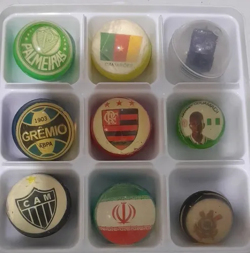 Bolinhas pula pula de Futebol