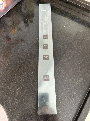 Painel de controle de geladeira