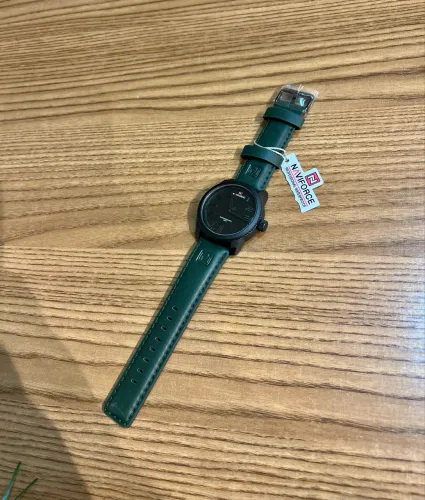 Relógio Naviforce 7104 Verde Masculino Novo