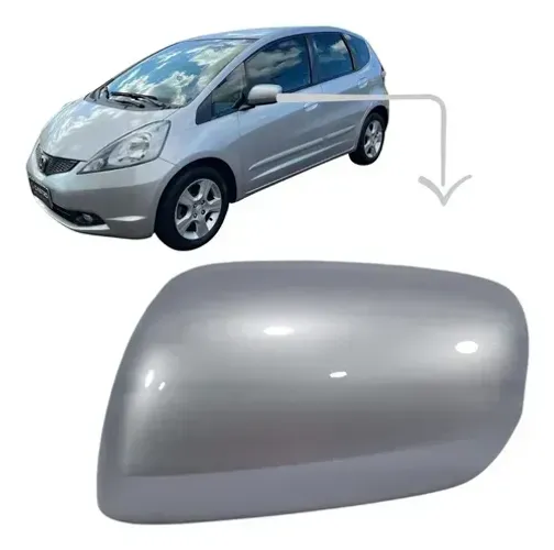 Capa Retrovisor New Fit Sem Seta 2009/2013 Lado Esquerdo