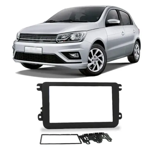 Acabamento 2Din de Painel para Tela Multimídia 7 Polegadas Gol Voyage G8