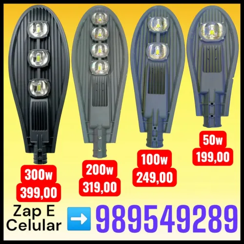 Luminária de led para poste  Pétala Cob de 50w a 300W 