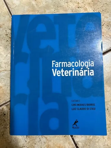 LIVRO FARMACOLOGIA VETERINÁRIA - 1ª EDIÇÃO MANOLE
