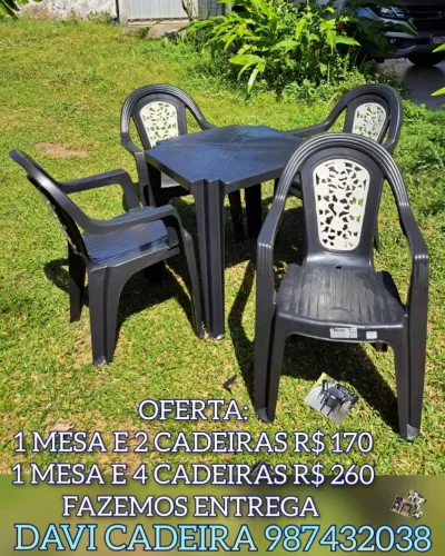 CADEIRA DE PLASTICO 7E.X IX.E US.E ENTREGO HOJE 