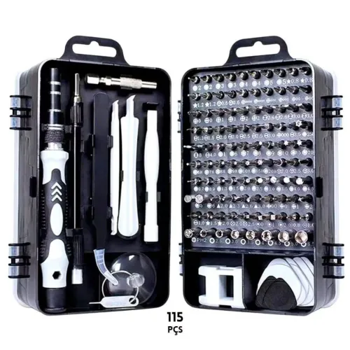 Kit Ferramentas de Precisão para Celular - 115 Peças