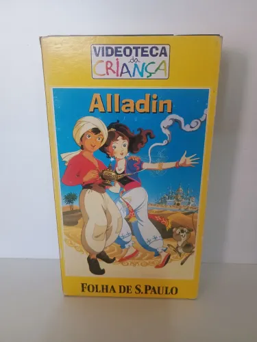 Fita VHS Alladin - Videoteca da Criança