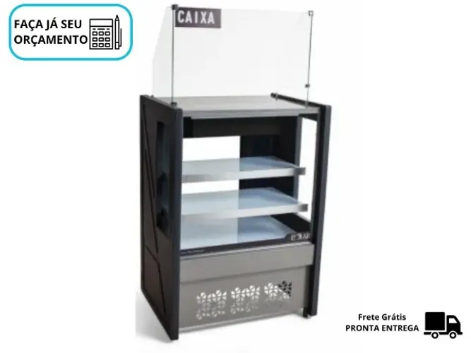Balcão Caixa Com Gaveta 80CM Novo