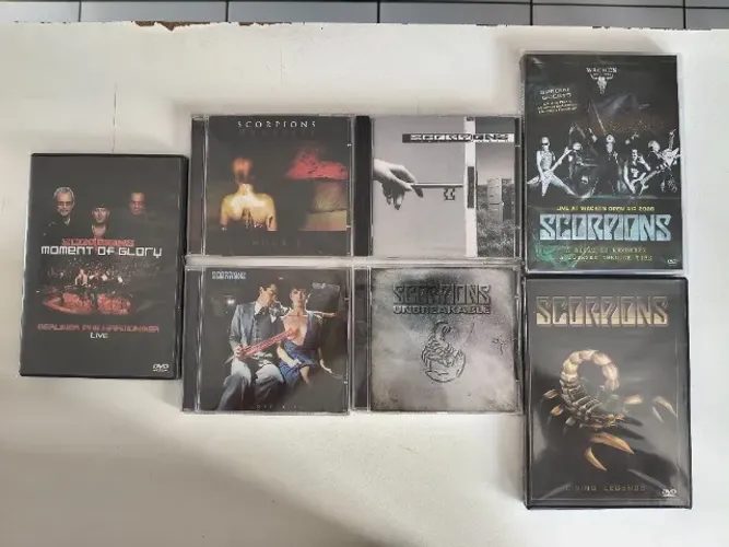 CDs e DVDs Scorpions (vendo separado)