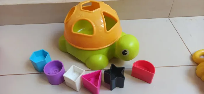 Tartaruga Brinquedo Educativo Formas e cores
