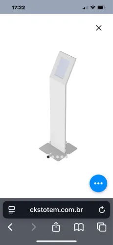 Totem / display para tablet  