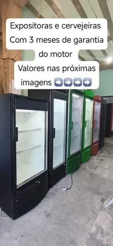 Expositora e cervejeiras com garantia (valores nas fotos)