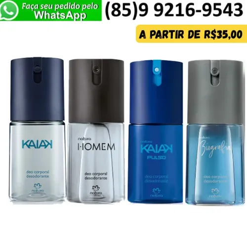 Perfume Deo Corporal Masculino Natura Homem Kaiak Essencial Supreme Pulso Sr N Biografia 1