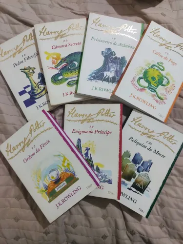 Box Harry Potter Capa Branca - Edição Comemorativa Limitada