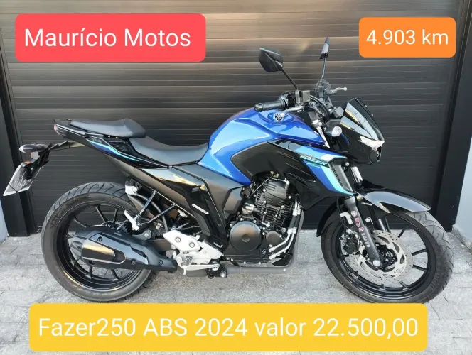 Yamaha fazer250 ABS 2024 só 4.903km