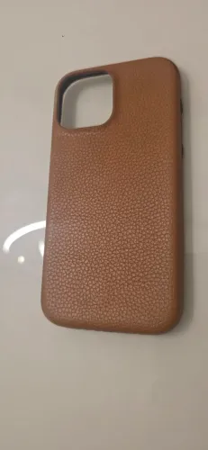 Capa em couro iPhone 12 pro max 
