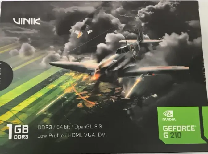 VGA VINIK 1GB 64 BIT NVIDIA GEORFOCE LOW PROFILE - GPUVK2101GBLP