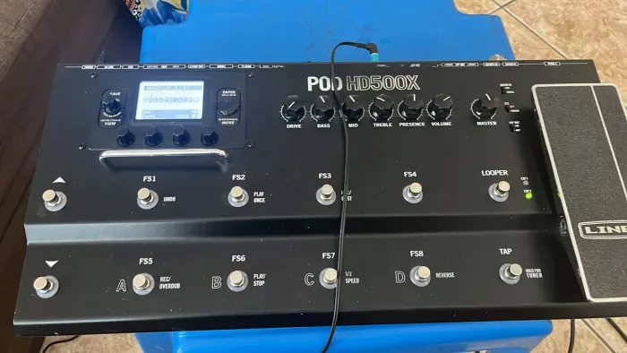 Pedaleira pod hd500x da line 6