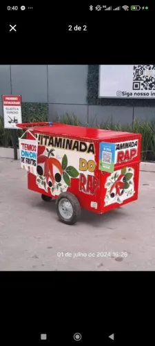 carrinho para vendas ambulante 