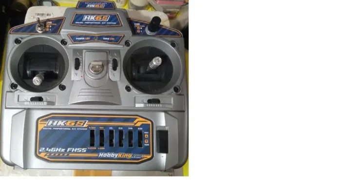 Radio para modelismo Hobby King HK6 com receptor, Leia o anuncio