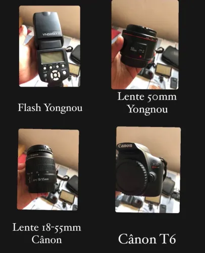 Kit fotográfico para iniciante