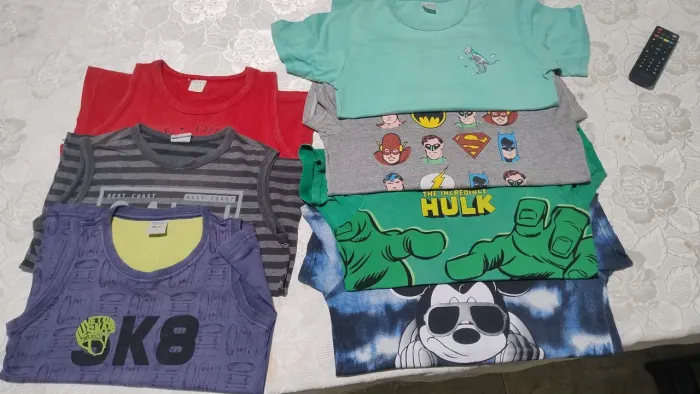 Camisas infantil menino - 8/10 anos