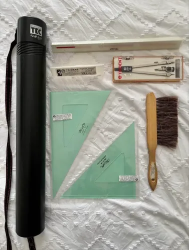 Kit de Desenho Técnico Completo