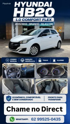 Hyundai HB20 Comf./c.plus/c.style 1.0 Flex 12V 2015