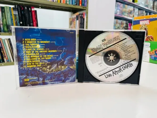 CD IRON MAIDEN - LIVE AFTER DEATH (AO VIVO) SCREAM FOR ME LONG BEACH