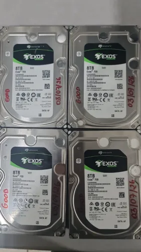 2 UNIDADES HD SATA SEAGATE MODELO EXOS 8TB