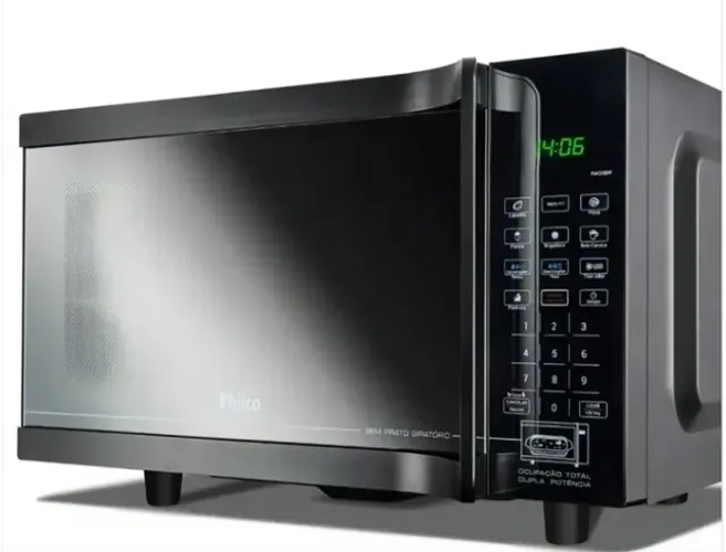 Micro-ondas Flat Pmo28tf 28 Litros 1400w Preto Philco