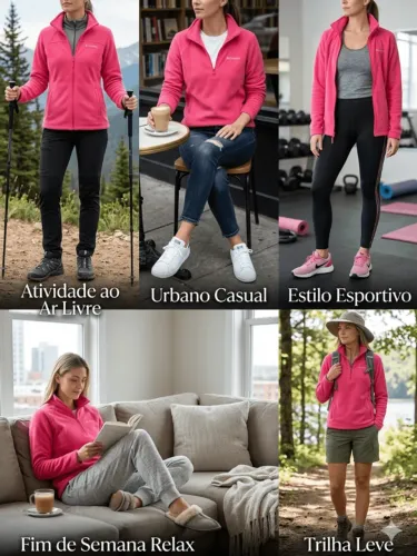 jaqueta columbia fleece tamanho médio