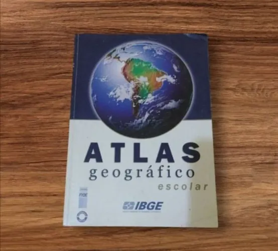Livro Atrás Geográfico Escolar IBGE