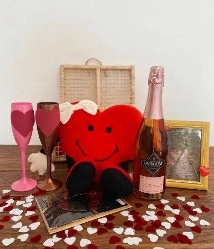 Kit Presente Dia dos Namorados para Namorada Cesta Presente Aniversário de Namoro