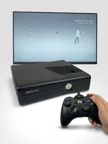 Xbox 360 + HD Externo 250GB com Jogos