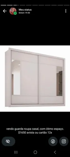 vendo guarda-roupa casal bartira