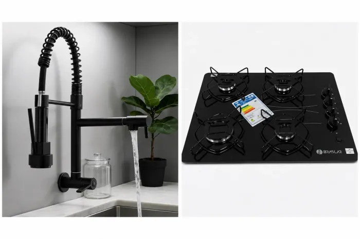  Vendo mesa 4 cadeiras / cooktop 4 bocas 