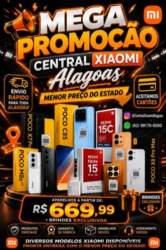 Xiaomi Poco M8s 5G, Poco X8 Pro e Pro Max 5G e Diversos Modelos Disponíveis