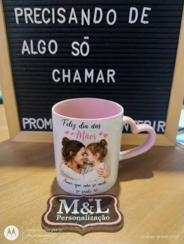 caneca porcelana personalizada valor 45,00