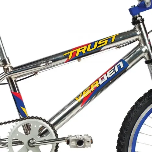 Bicicleta Aro 20 Cromada Freios V-brake Modelo Bike
