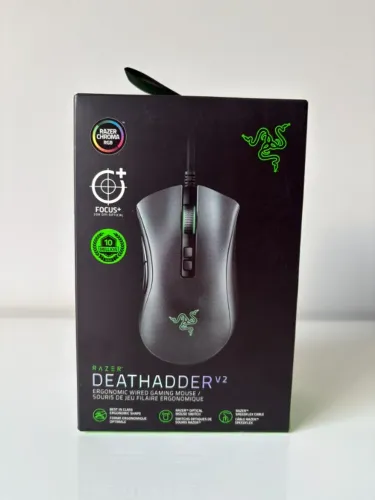 Mouse Gamer Razer Deathadder V2 Chroma 20000DPI Com Fio Original USADO