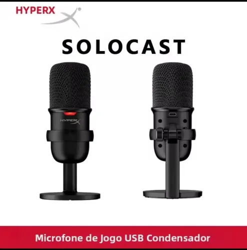 Microfone HyperX SoloCast USB Condensador