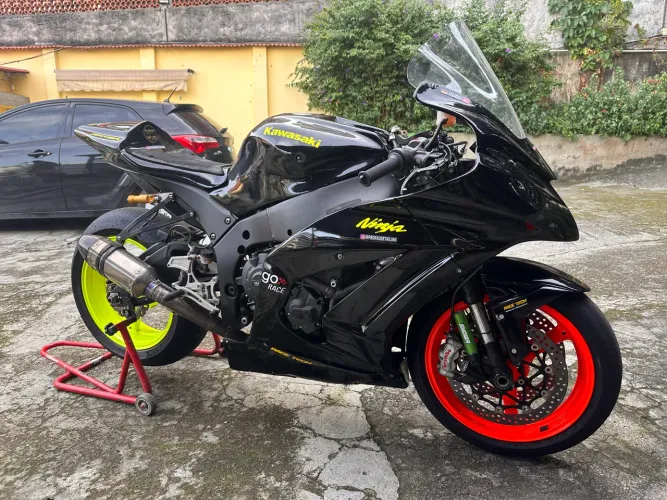 Zx10r de pista corrida autódromo 