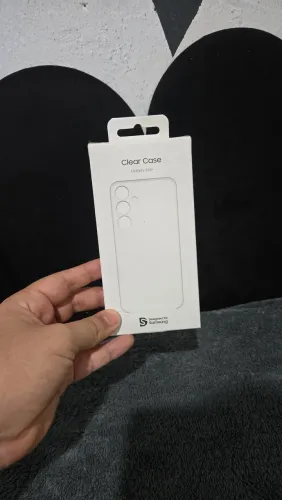 Capa Samsung clear case original transparente para Galaxy S24+