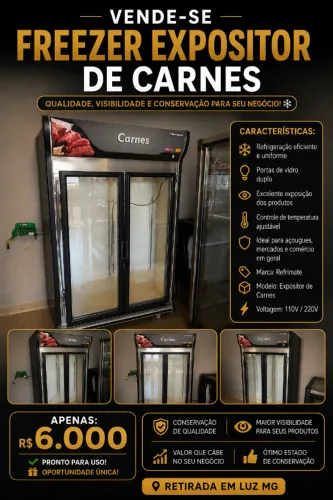Freezer Expositor para Carnes