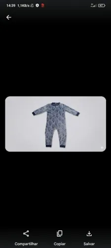 Vende-se um macacão infantil número 3 por $15reais pagamento á vista no dinheiro ou pix 