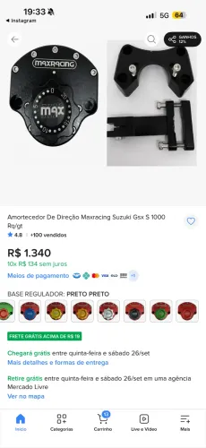 Amortecedor Max race
